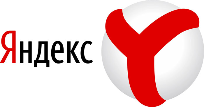 надпись Yandex