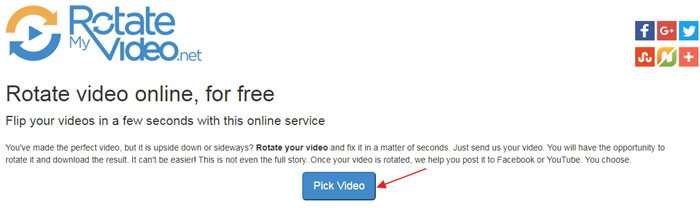 онлайн сервис и кнопка добавления видео