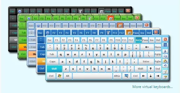 образцы доступных клавиатур