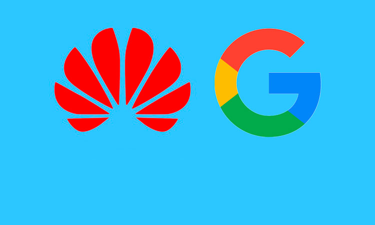 Логотипы Хуавеи и Гугл